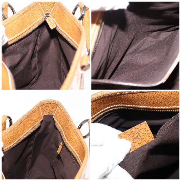 GUCCI GG Canvas Tote Bag Beige Silver 113011 Auth 148839V - Picture 16 of 16